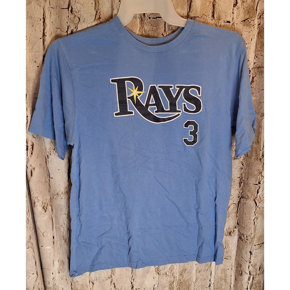 MLB Tampa Bay Rays Evan Longoria #3 Men's XL‎ Blue T-shirt